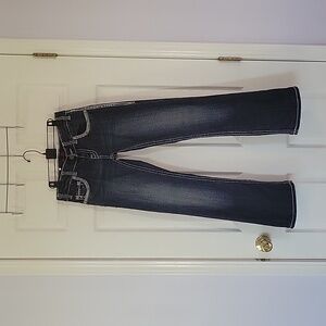 ROCK & ROLL Cowgirl Original Low Rise Jeans Embellished